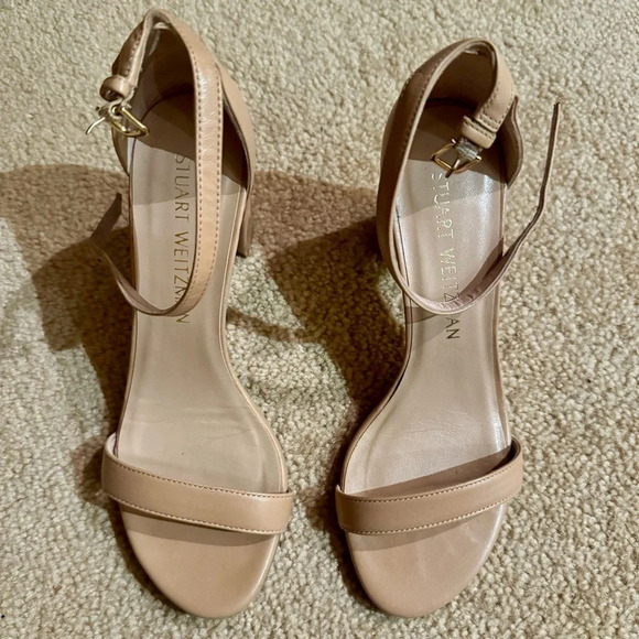Stuart Weitzman‎ Nearly Nude Bambina Beige Size  5.5 - Picture 3 of 4